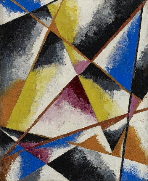 Compositions sans titre - Lioubov Popova image 1 reproduction artisanale de tableau