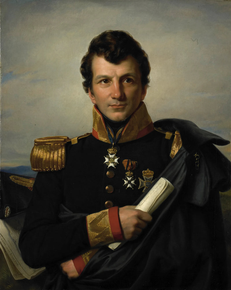 Comte Johannes van den Bosch (1780-1844). Gouverneur général des Indes néerlandaises, ministre des Colonies - Cornelis Kruseman
