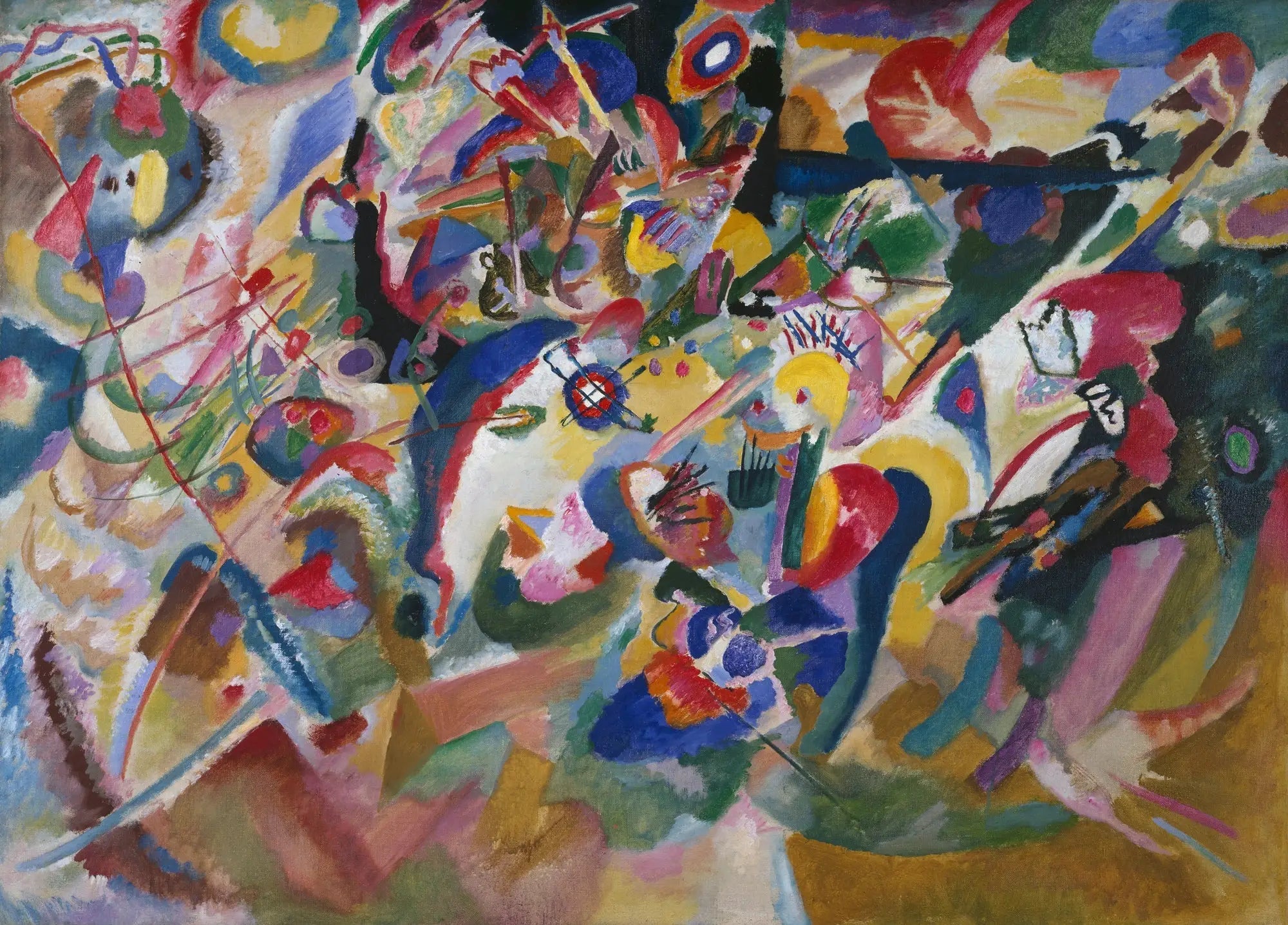 Conception 3 vers « Composition VII » - Vassily Kandinsky image 1 reproduction de peinture à l’huile