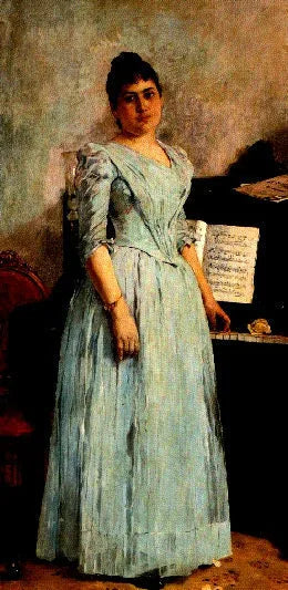 Conchita Nuñez Lopez Mendez dee Montemayor. - Arturo Michelena image 1 tableau peint à l’huile sur toile