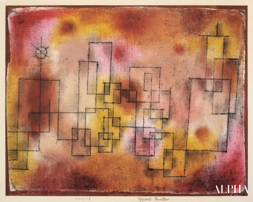 Constructions prévues - Paul Klee - Reproductions de tableaux et peintures haut de gamme