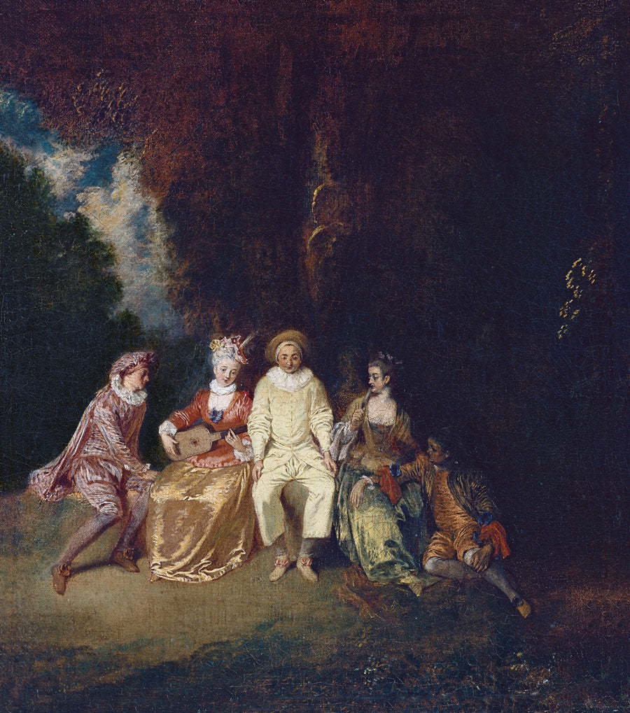 เนื้อ Pierrot - Antoine Watteau
