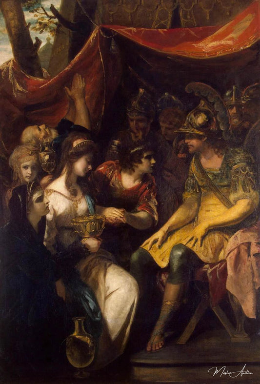 Continence de Scipion - Joshua Reynolds - Reproductions de tableaux et peintures haut de gamme