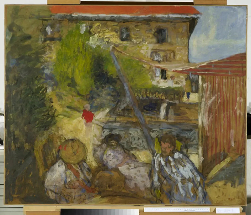 สนทนาในสวน - Édouard Vuillard