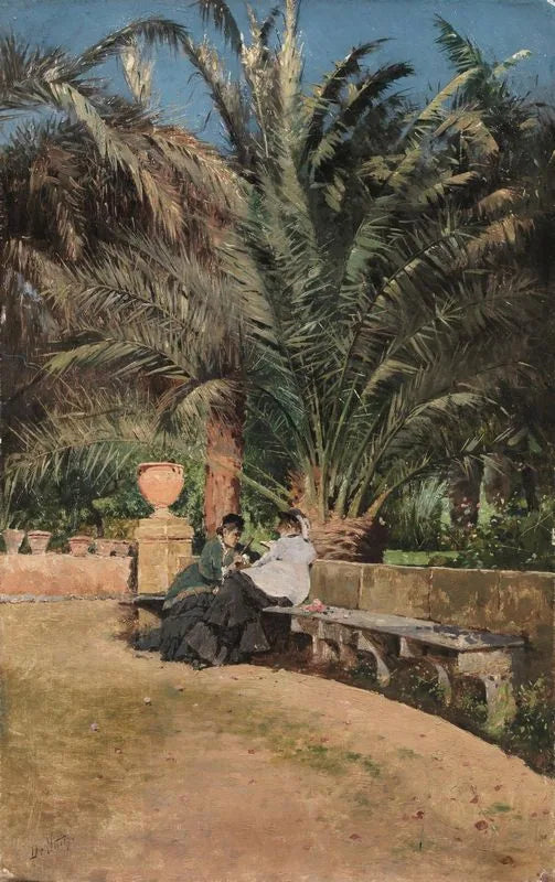 สนทนาในสวน - Giuseppe De Nittis