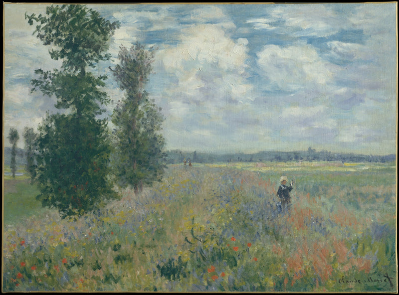 ทุ่งดอกป๊อปปี้ใกล้ Argenteuil W380 - Claude Monet