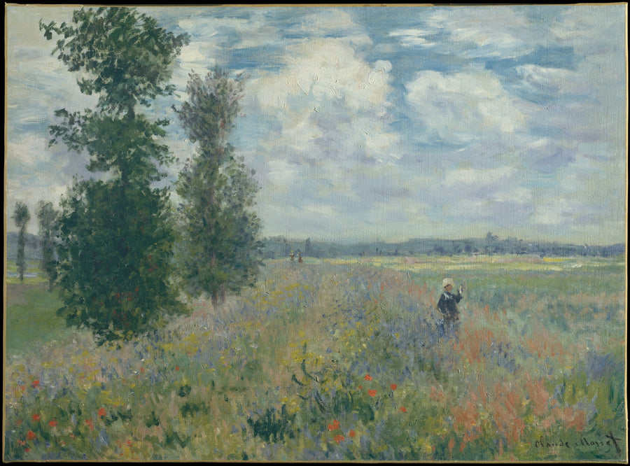 ทุ่งดอกป๊อปปี้ใกล้ Argenteuil W380 - Claude Monet
