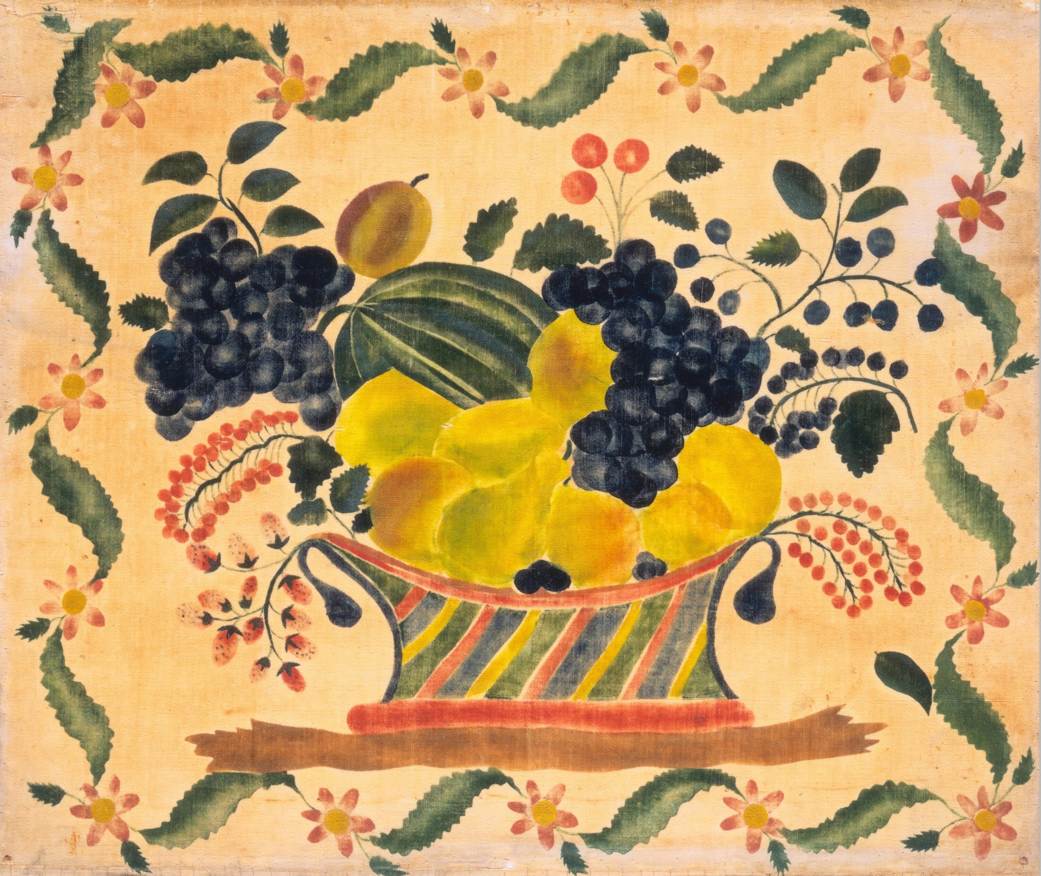 Corbeille de fruits - American 19th Century