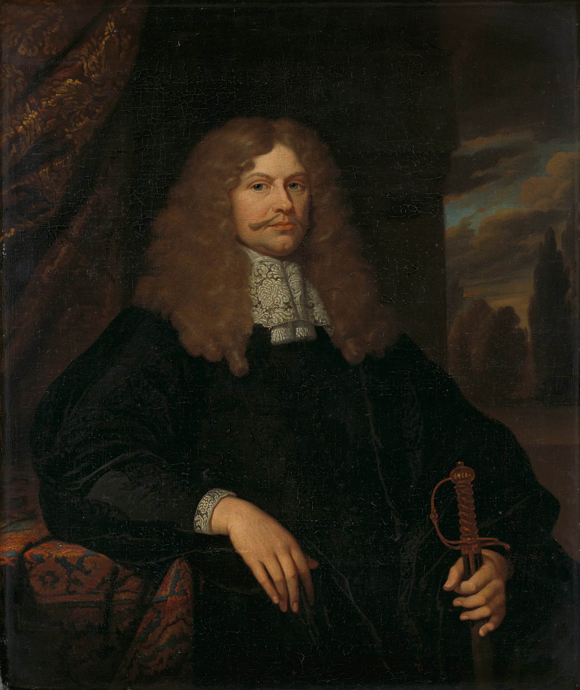 Cornelis Backer (1633-81). Conseiller, échevin et colonel des citoyens d'Amsterdam - Caspar Netscher