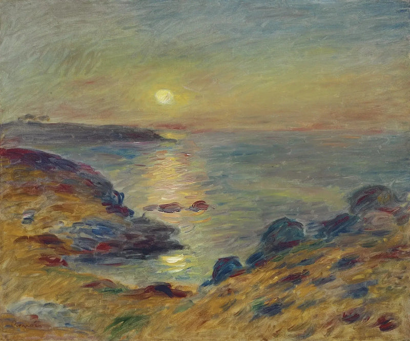 พระอาทิตย์ตกที่ Douarnenez - Pierre-Auguste Renoir