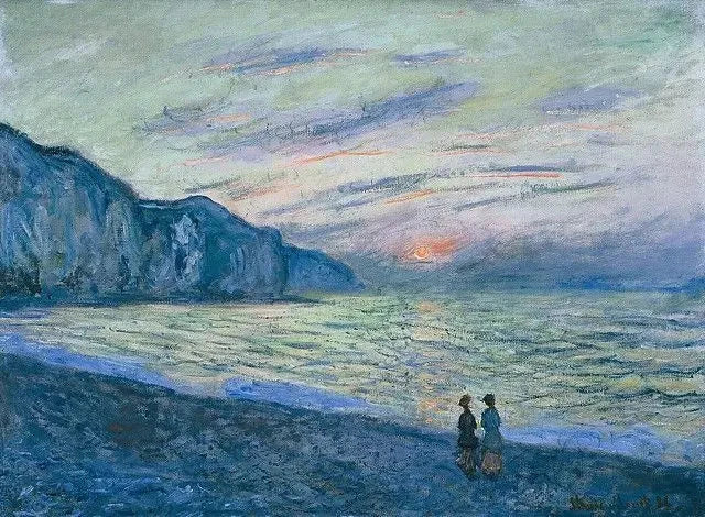 พระอาทิตย์ตกใน Pourville W781 - Claude Monet