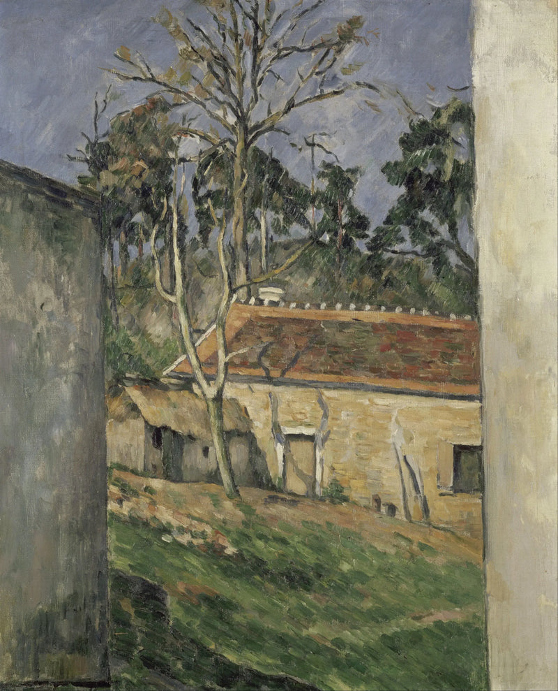 ลานฟาร์มที่อูแวร์ - Paul Cézanne