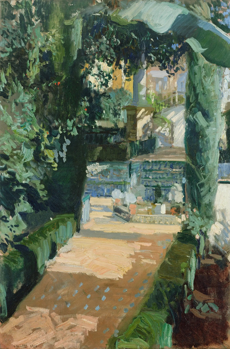 Cour des Danses, Alcázar, เซบียา - Joaquín Sorolla