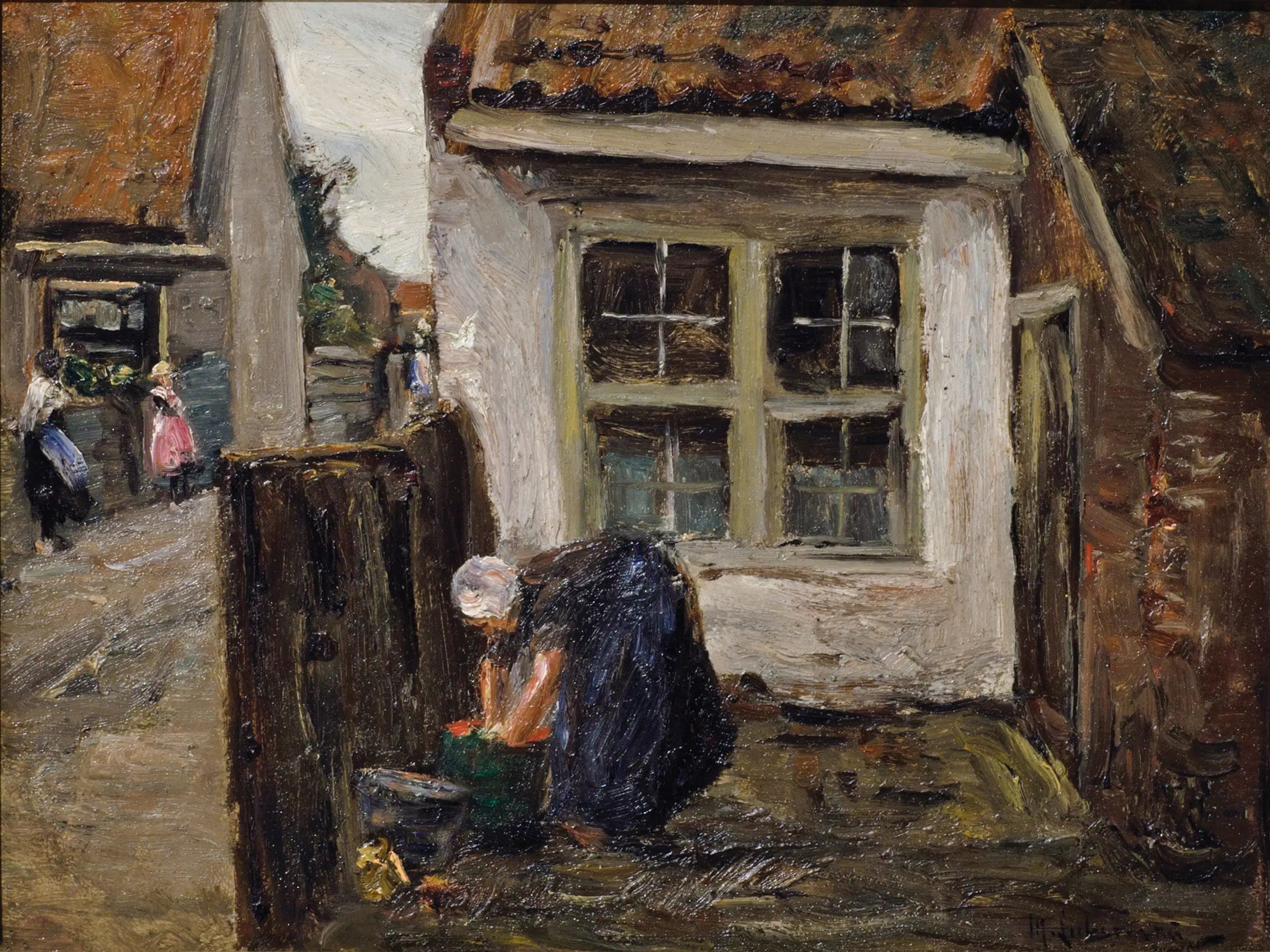 Cour - Max Liebermann - Alpha Reproduction