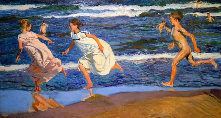 วิ่งไปตามชายหาด, วาเลนเซีย - Joaquín Sorolla