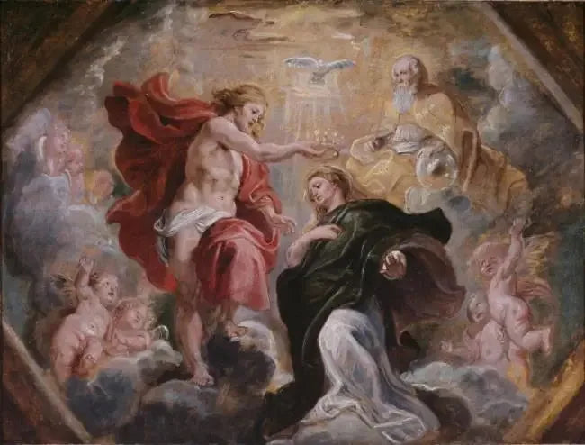 Couronnement de la Vierge - Peter Paul Rubens image 1 tableau peint à l’huile sur toile