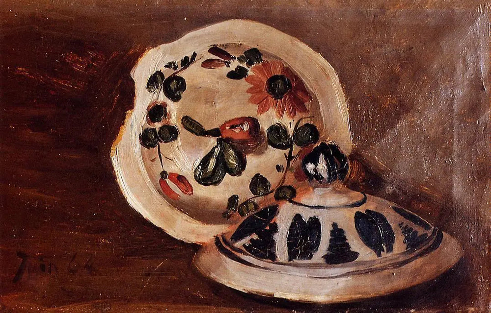 Reproduction du tableau « Couvercles de bouillon - Frédéric Bazille » par Alpha Reproduction en peinture à l’huile