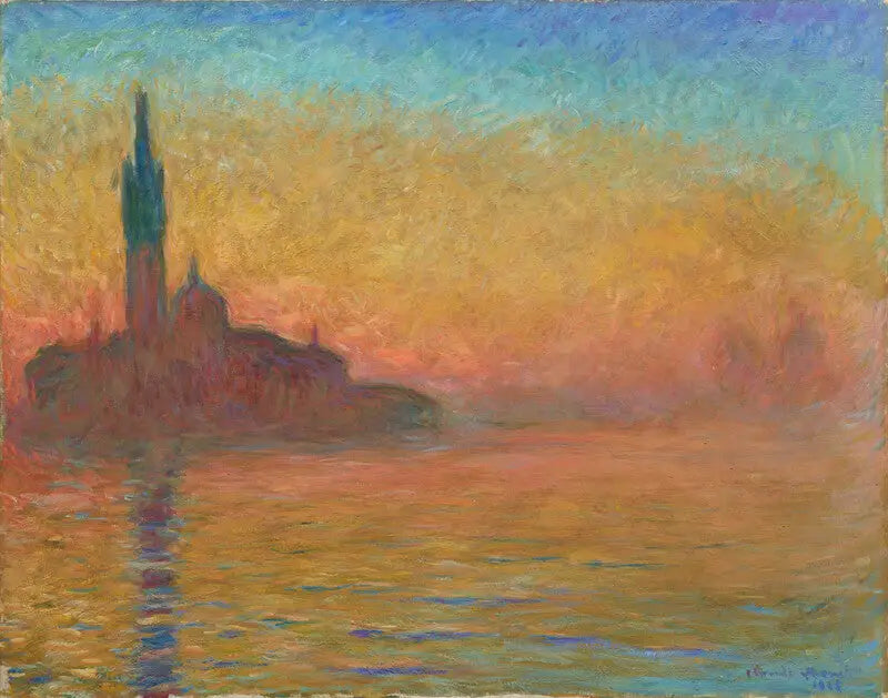 พลบค่ำที่เวนิส - Claude Monet