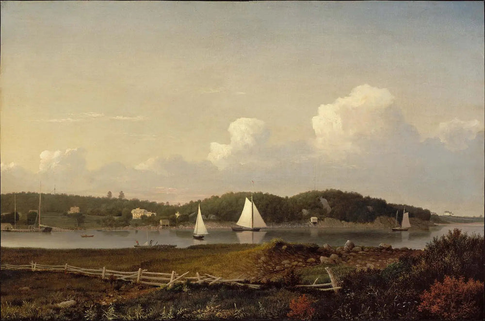 Crique d'eau douce depuis Dolliver's Neck, Gloucester - Fitz Henry Lane image 1 reproduction de peinture à l’huile