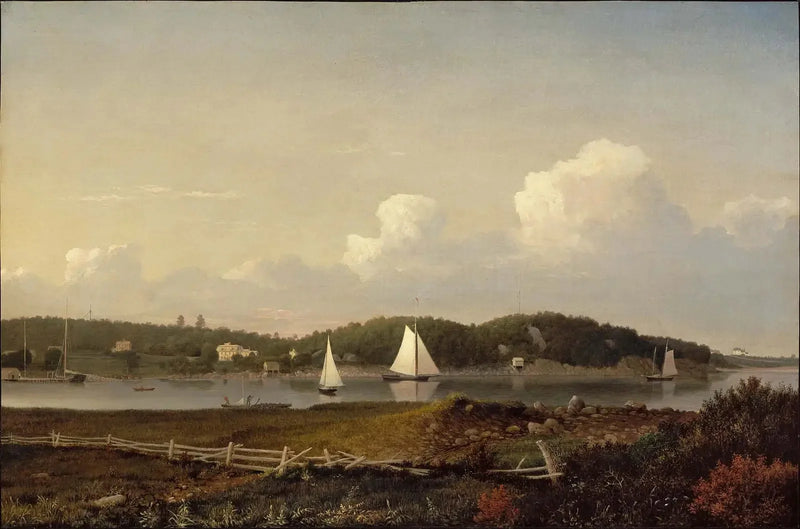 อ่าวน้ำจืดจาก Dolliver's Neck, Gloucester - Fitz Henry Lane