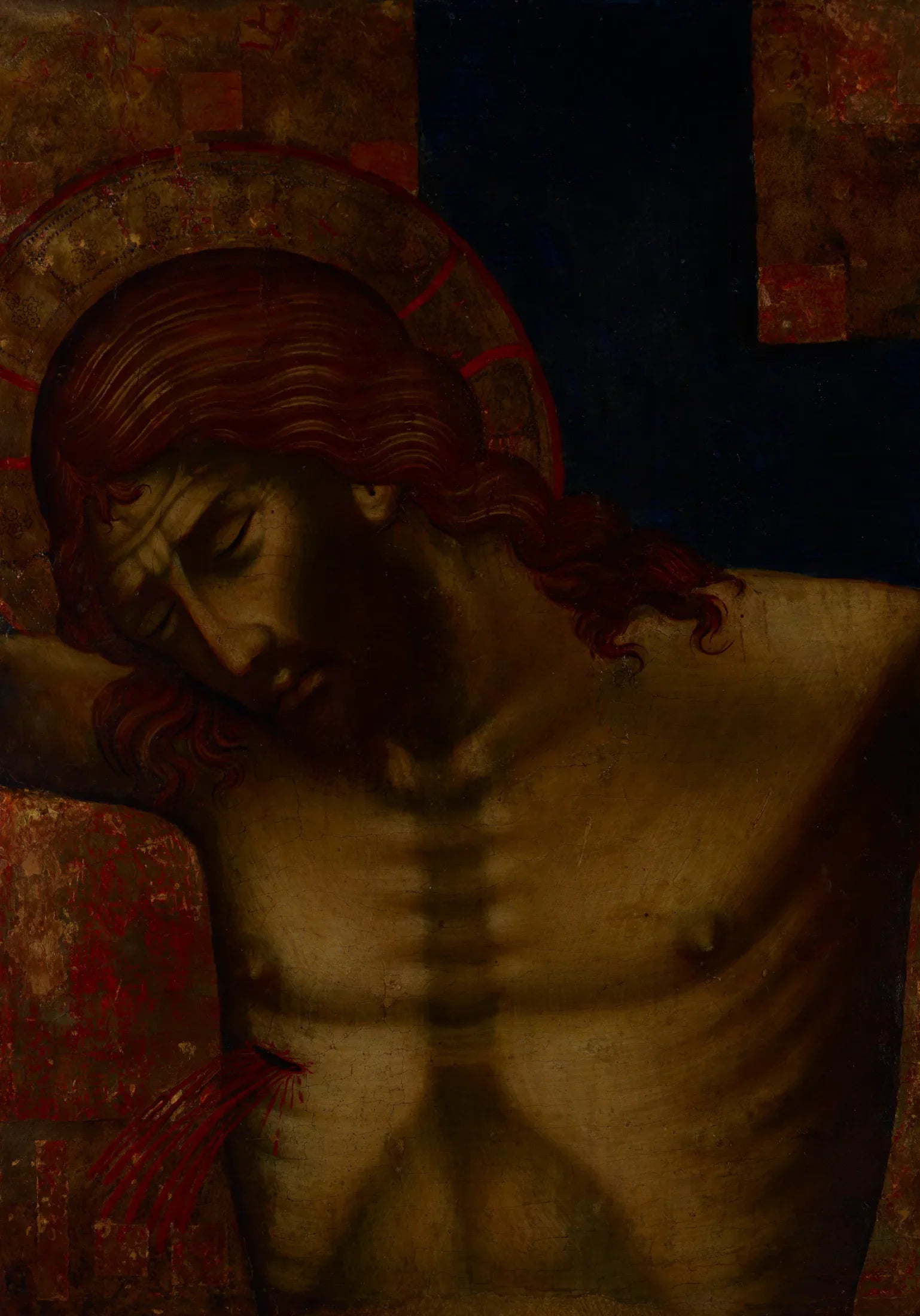 Crucifixion – Fragment de Croce Dipinta - Paolo Veneziano image 1 reproduction artisanale de tableau