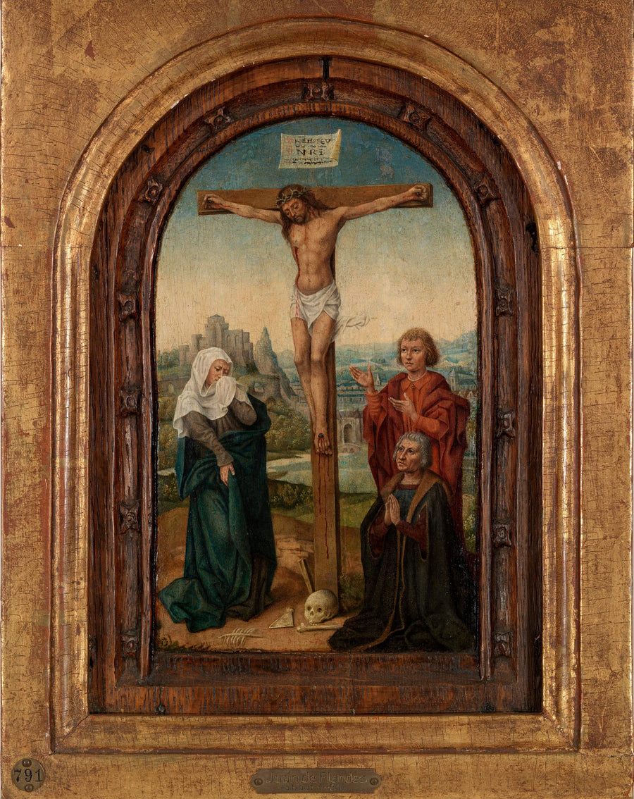 Crucifixion - Juan de Flandes image 1 reproduction artisanale de tableau