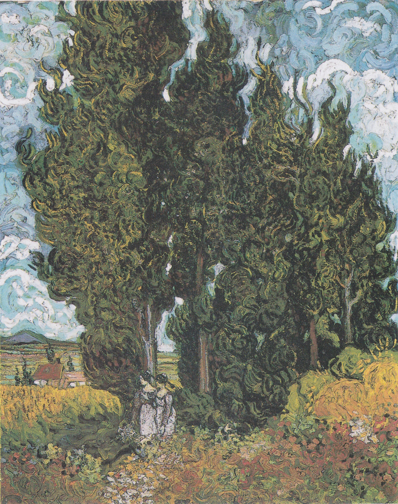 ไซเปรสสองรูป - Vincent van Gogh