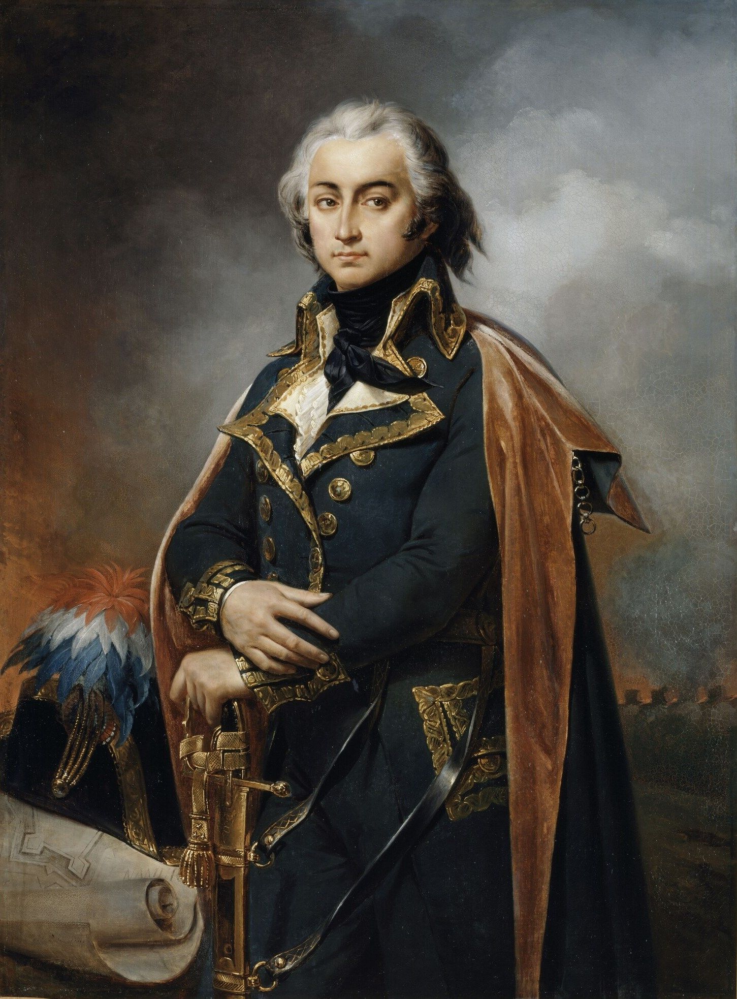 Cyrus-Marie-Adélaïde de Timbrune, comte de Valence, général en chef de l'armée des Ardennes - Merry-Joseph Blondel image 1 reproduction artisanale de tableau