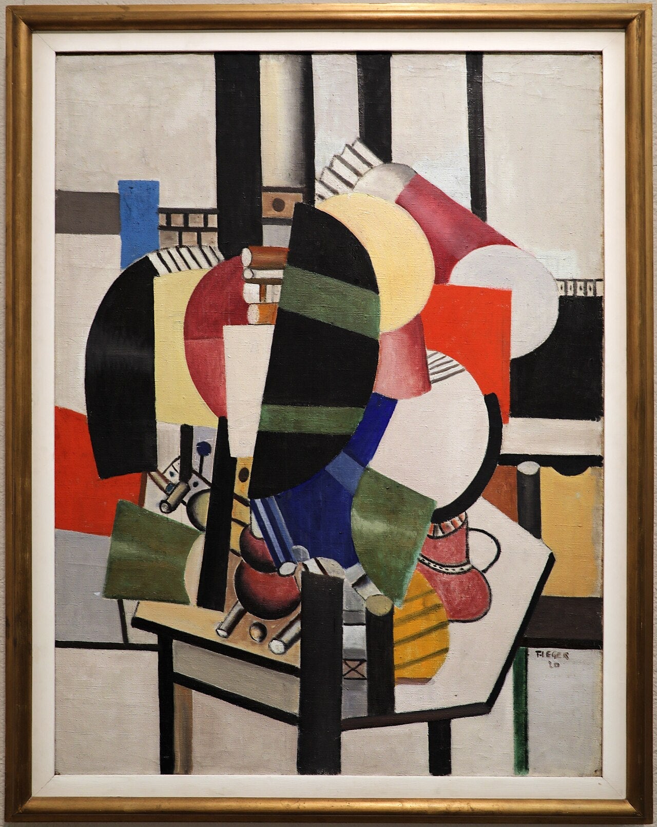 Dame à sa coiffeuse - Fernand Léger image 1 copie de tableau peinte à la main