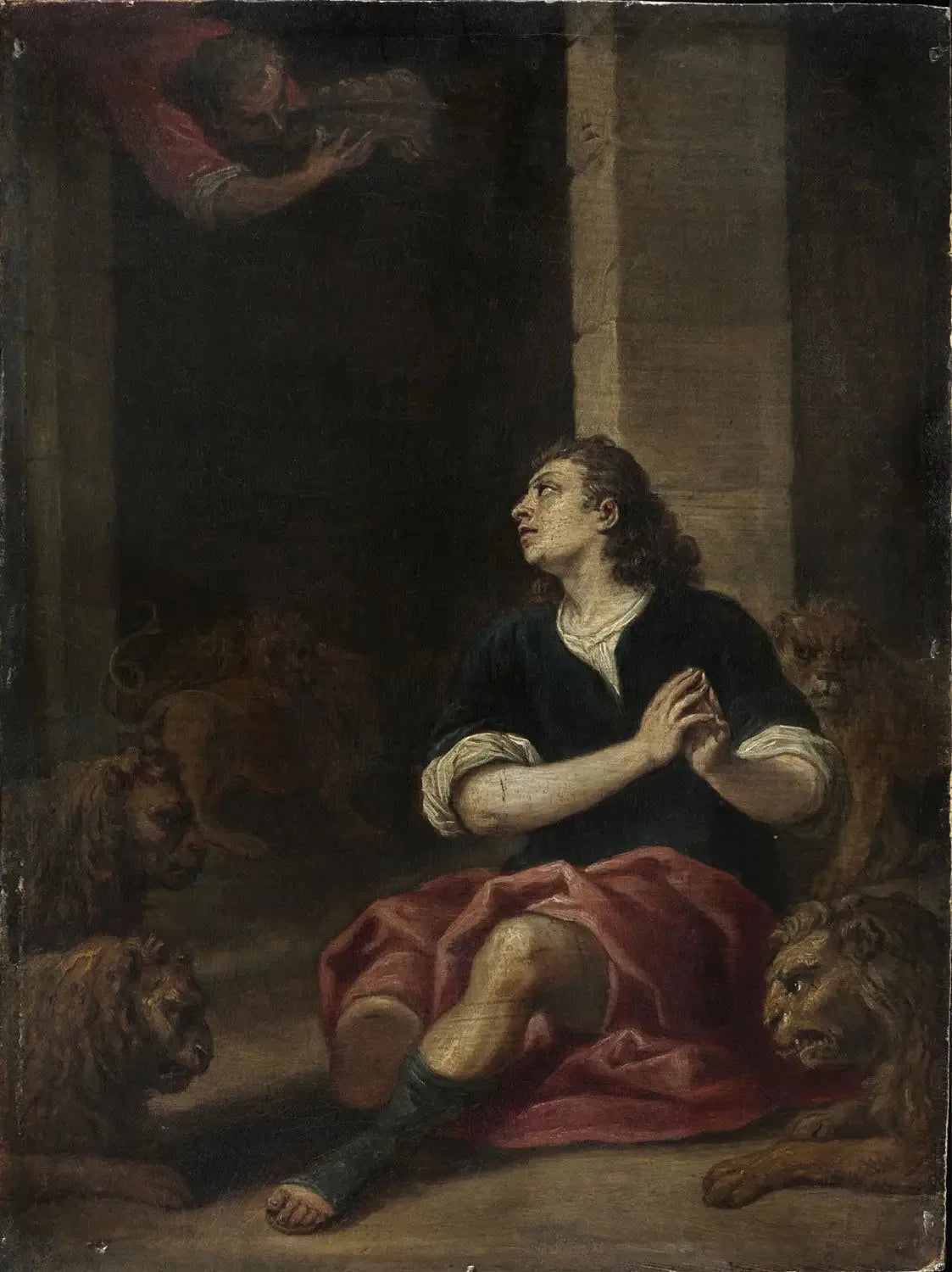 Daniel dans la fosse aux lions - David Teniers le Jeune image 1 reproduction de peinture à l’huile