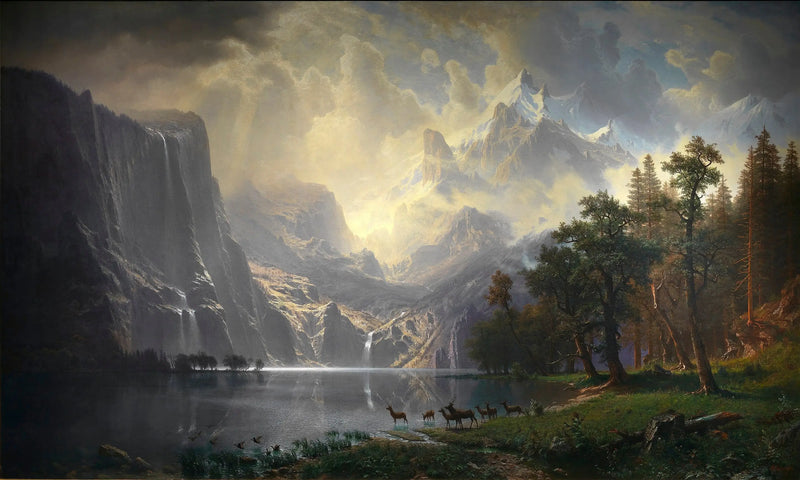 ในเทือกเขา Sierra Nevada, แคลิฟอร์เนีย - Albert Bierstadt