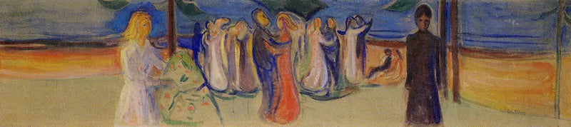 การเต้นรำบนชายหาด (Frinse Reinhardt) - Edvard Munch