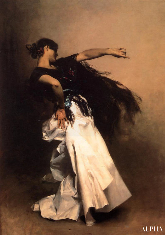 Danseuse espagnole - John Singer Sargent - Reproductions de tableaux et peintures haut de gamme