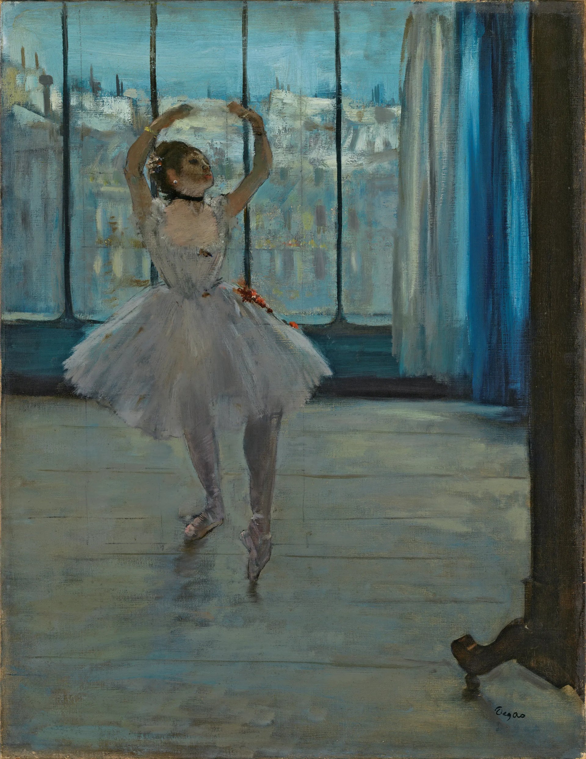 Danseuse posant chez un photographe 1875 par Edgar Degas au musée Pouchkine – reproduction peinture à l’huile sur toile