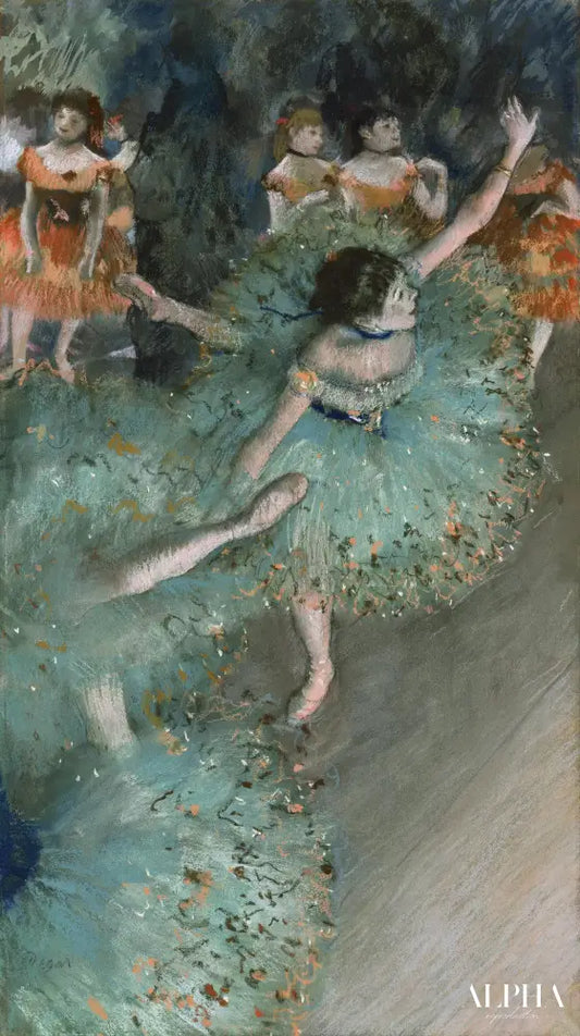 Danseuse verte - Edgar Degas - Reproductions de tableaux et peintures haut de gamme