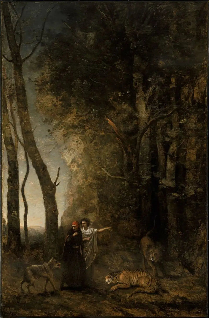 ดันเต้และเวอร์จิล - ฌ็อง-บาติสต์ คามิลล์ คอโร