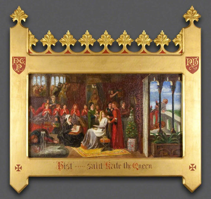 « Hist », dit la reine Kate, peinture de Dante Gabriel Rossetti