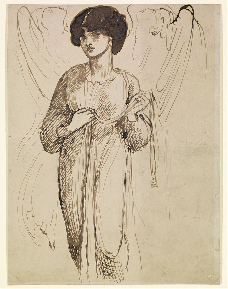 Étude de figure pour Astarté Syriaca - Dante Gabriel Rossetti