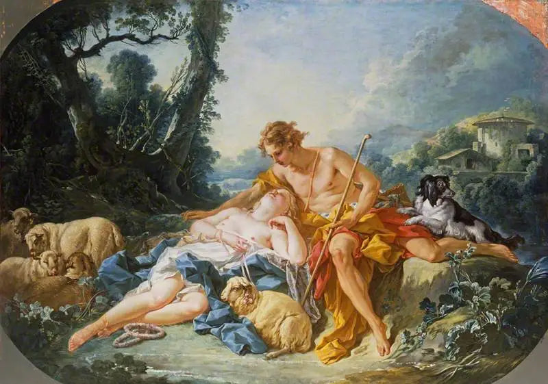 Daphnis et Chloé - François Boucher - Alpha Reproduction