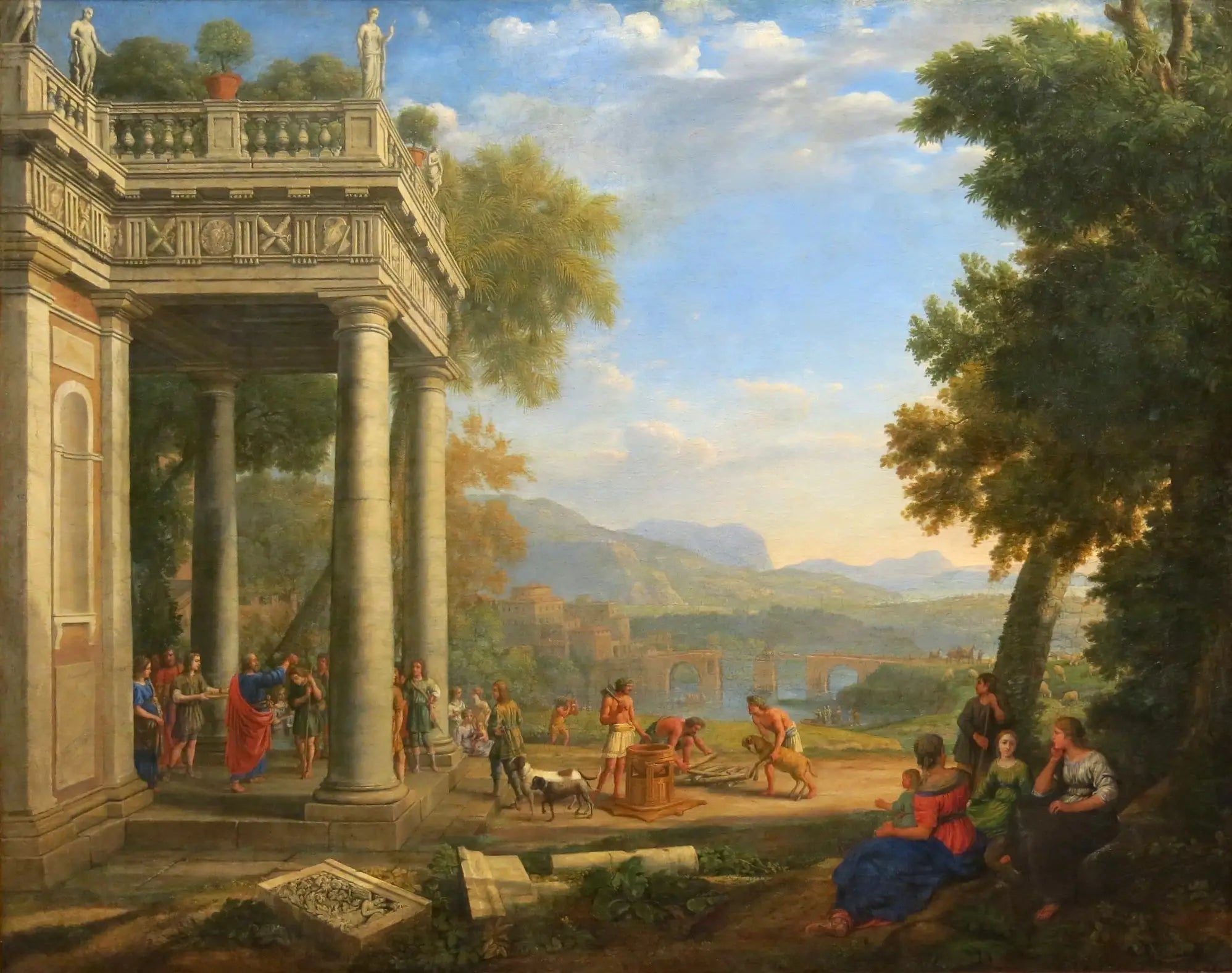 David sacré roi par Samuel - Claude Lorrain - Alpha Reproduction