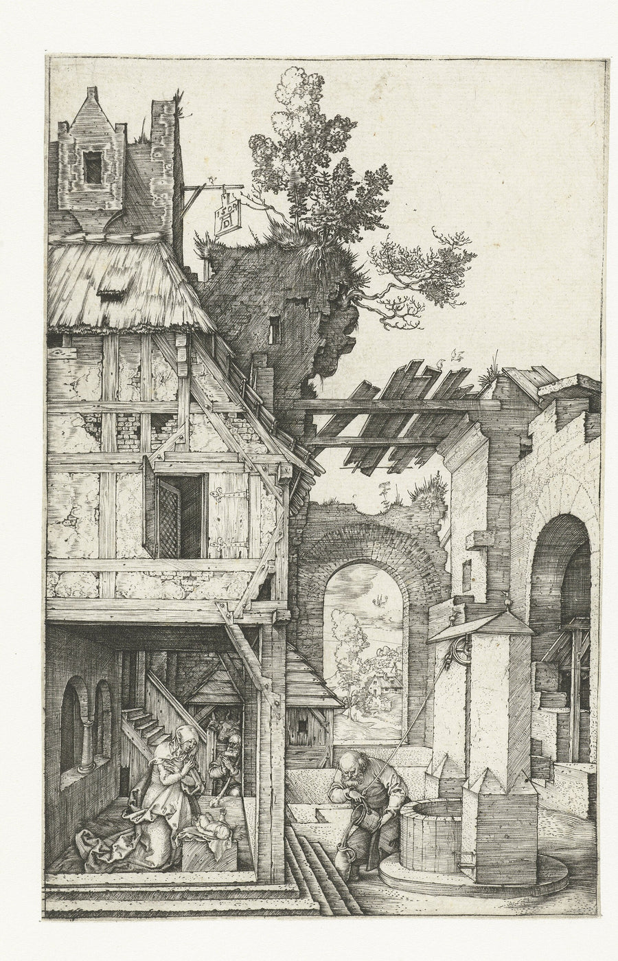 Le Retable Paumgartner : Nativité - Albrecht Dürer