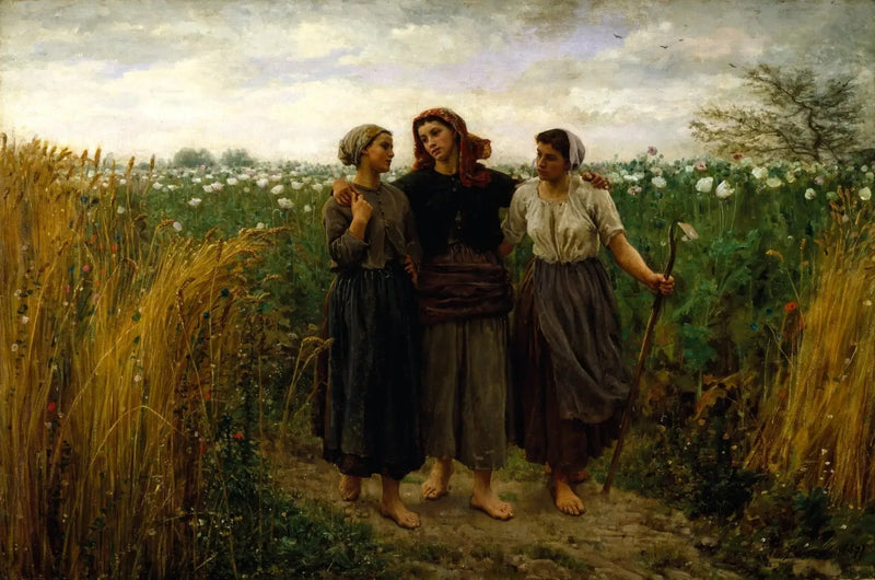 กลับจากทุ่งนา - Jules Breton