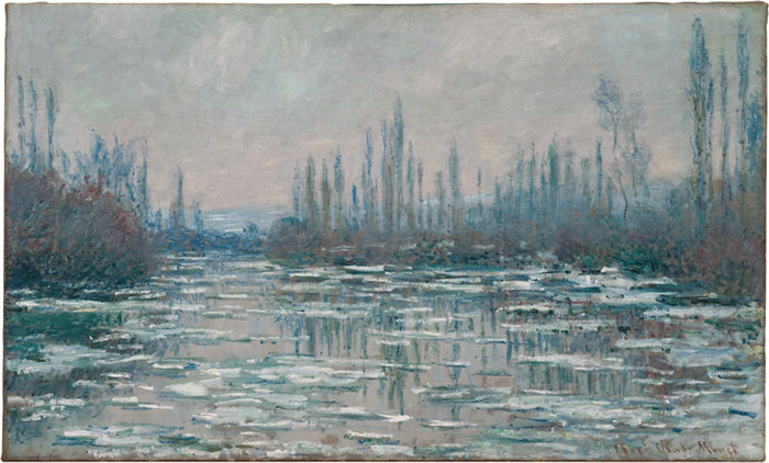 การล่มสลายของแม่น้ําแซน W569 - Claude Monet