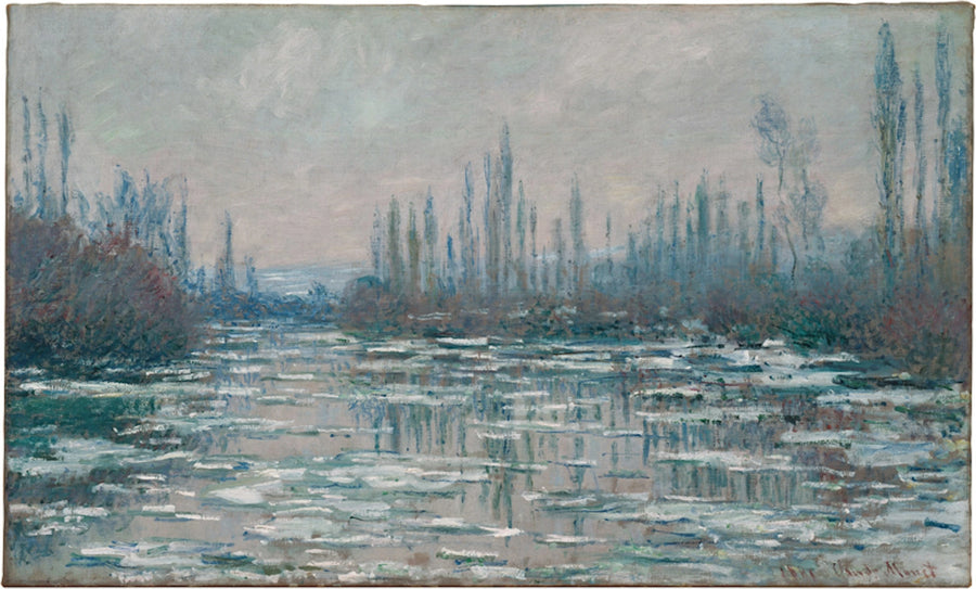 การล่มสลายของแม่น้ําแซน W569 - Claude Monet