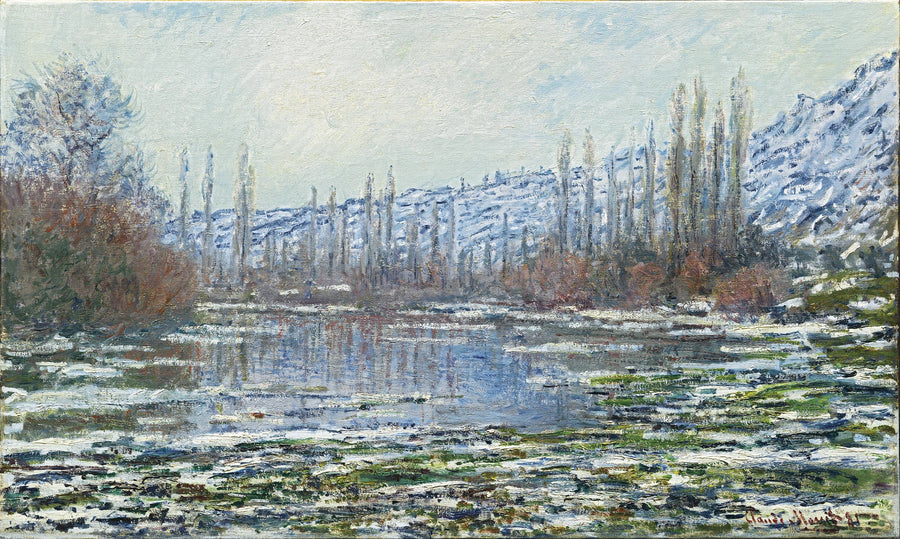 การล่มสลายที่ Vétheuil W566 - Claude Monet