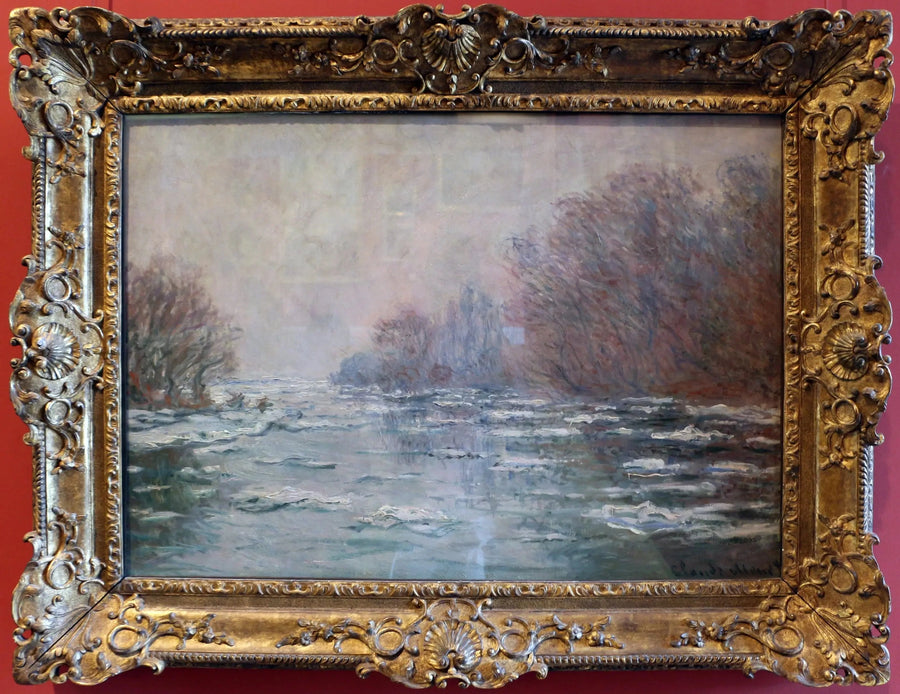 น้ําท่วมใกล้ Vétheuil W572 - Claude Monet