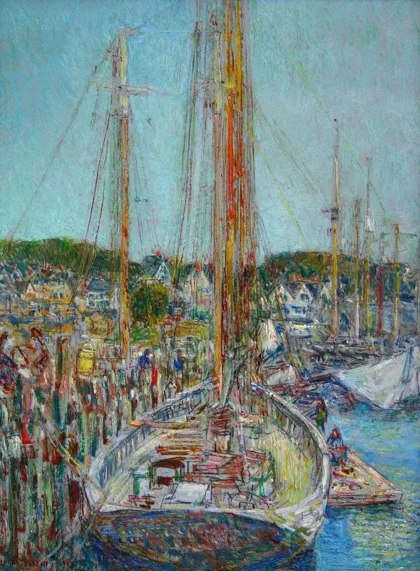 ท่าเทียบเรือ, ก Gloucester - Childe Hassam