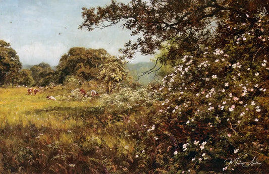 Début d'été (1895) - Edward Wilkins Waite - Reproductions de tableaux et peintures haut de gamme