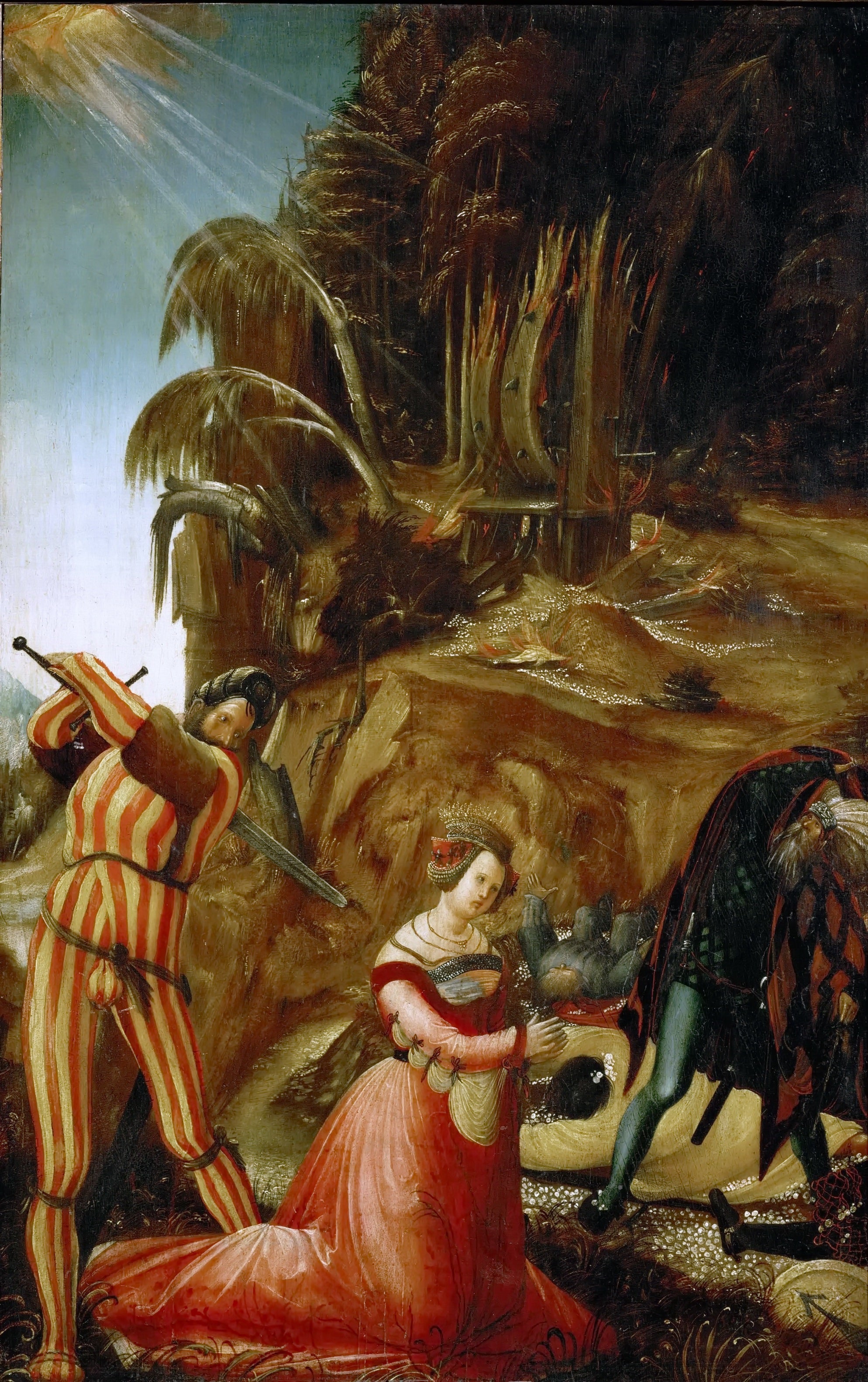 Décapitation de sainte Catherine - Albrecht Altdorfer