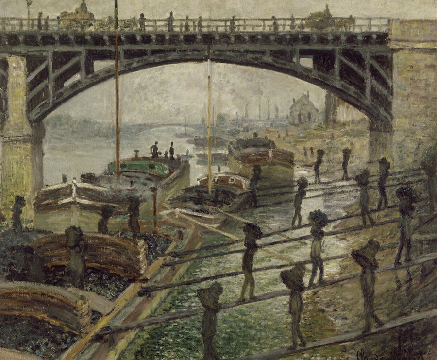 ผู้ขนถ่าน - Claude Monet